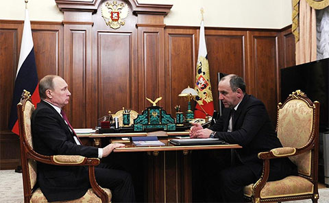 Владимир Путин и Рашид Темрезов